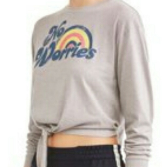 NWT Plus Made Right cropped tie-front tee - Picture 3 of 4